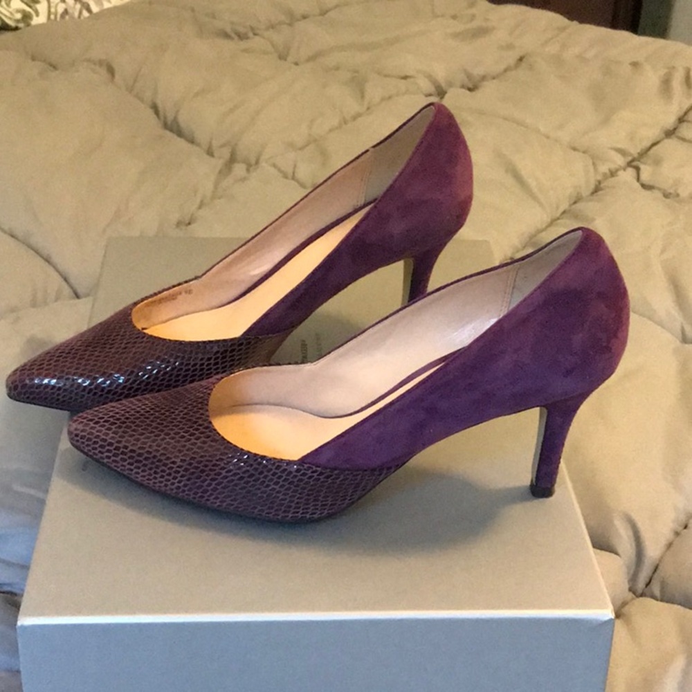 Purple Cole Haan heels size 9 Great for Fall